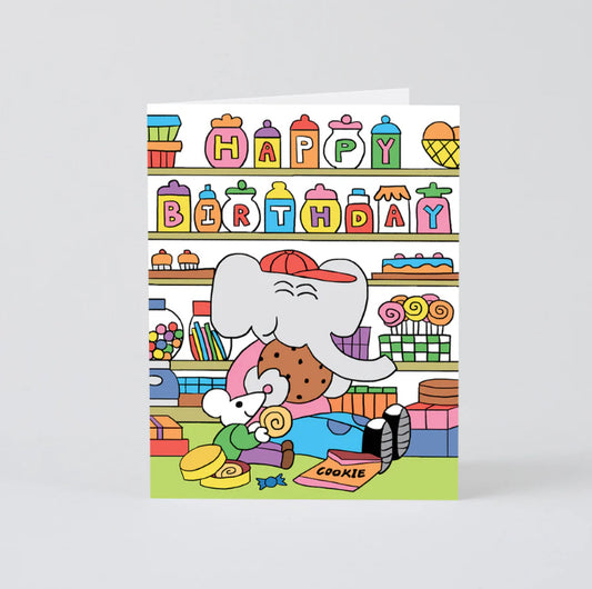 Happy Birthday Sweet Shop Card