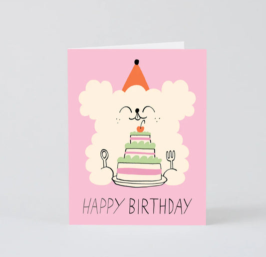 Happy Birthday Dog Card