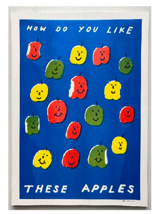 These Apples A3 Riso Print
