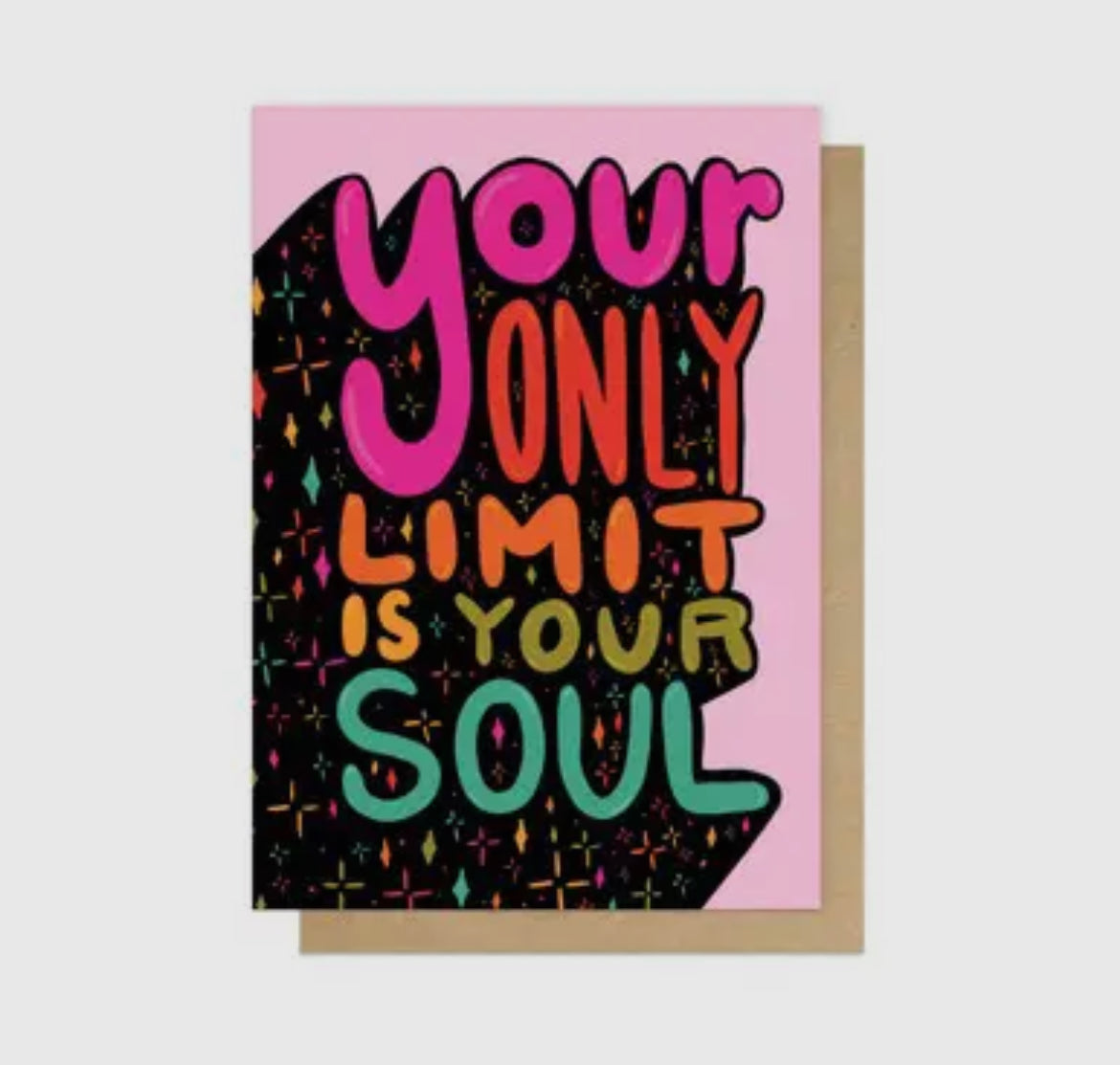 Soul Quote Greetings Card