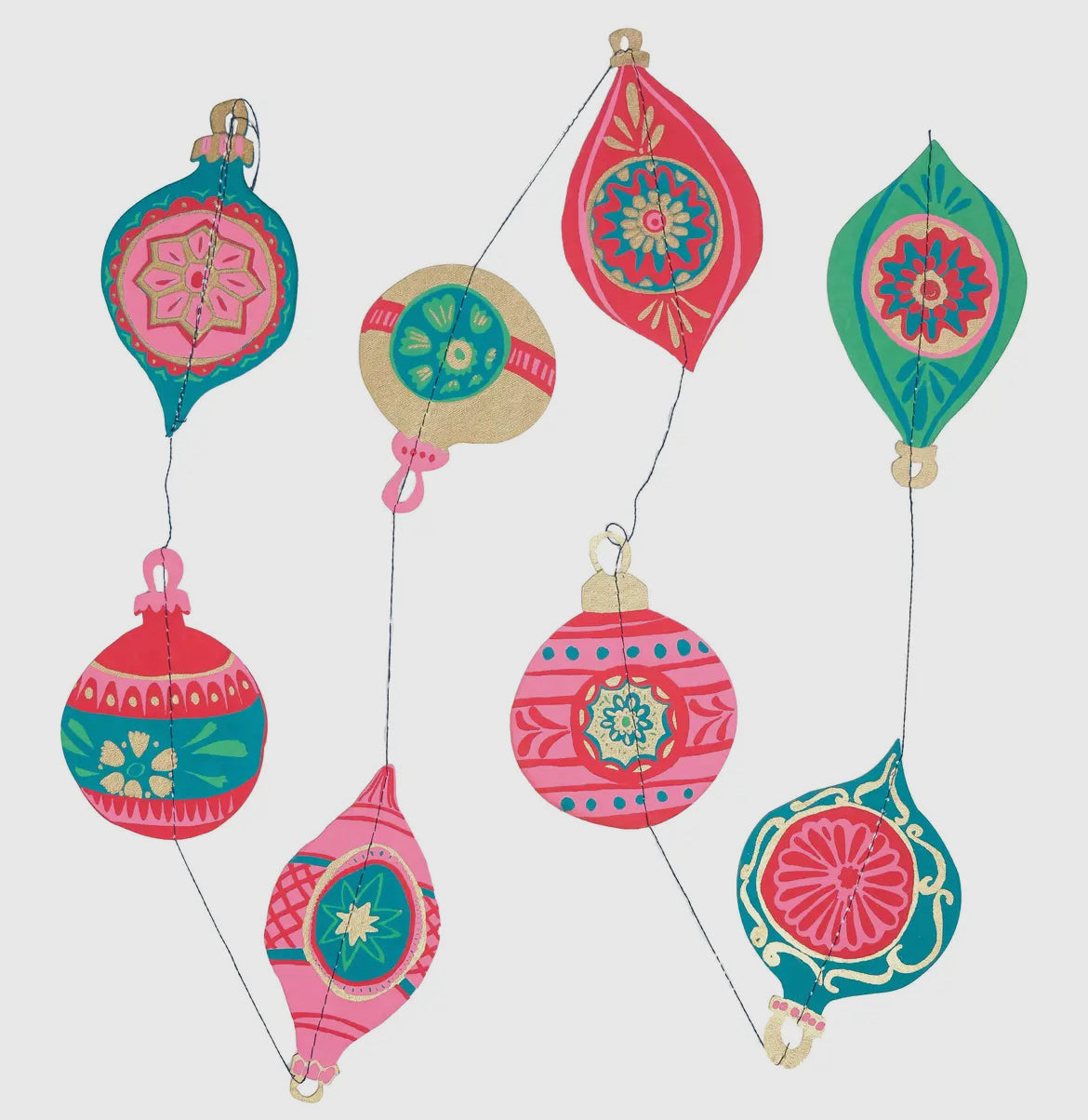 Baubles Vertical Wall Hanging