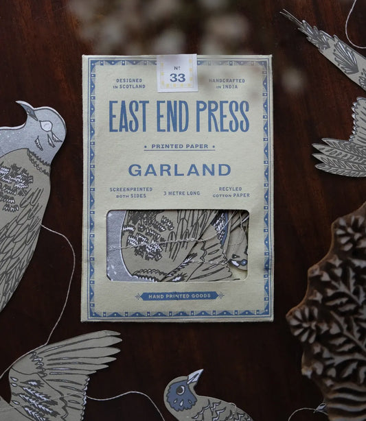 Turtle Doves Sewn Garland