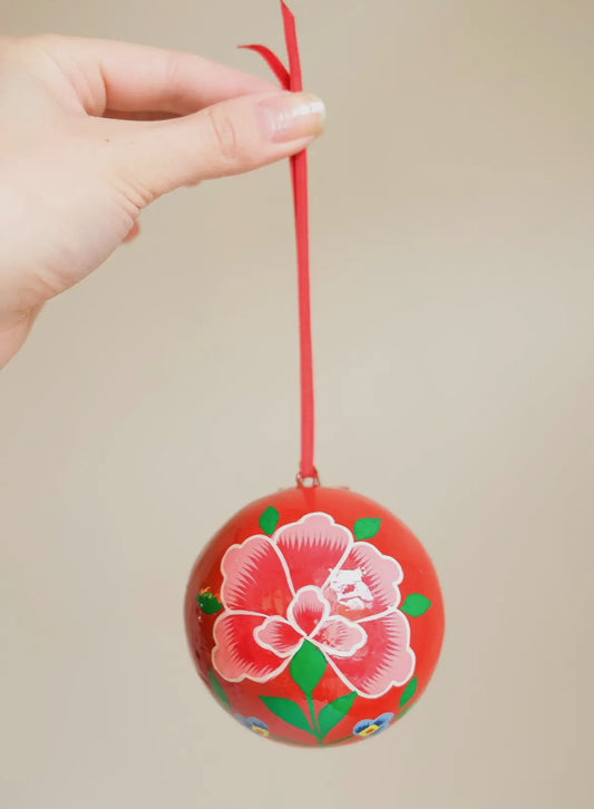 Rosy Red Bauble
