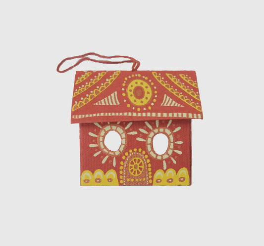 Gingerbread House Screen-Printed Board Decoration