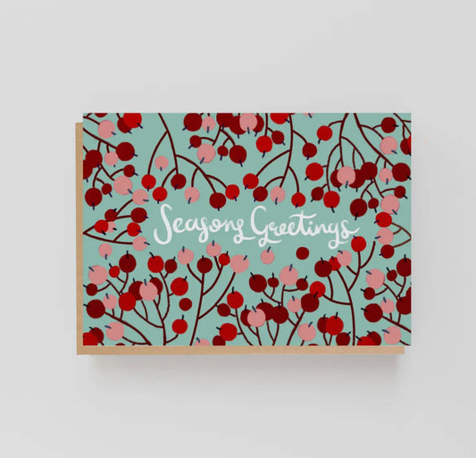 Seasons Greetings Berries Card