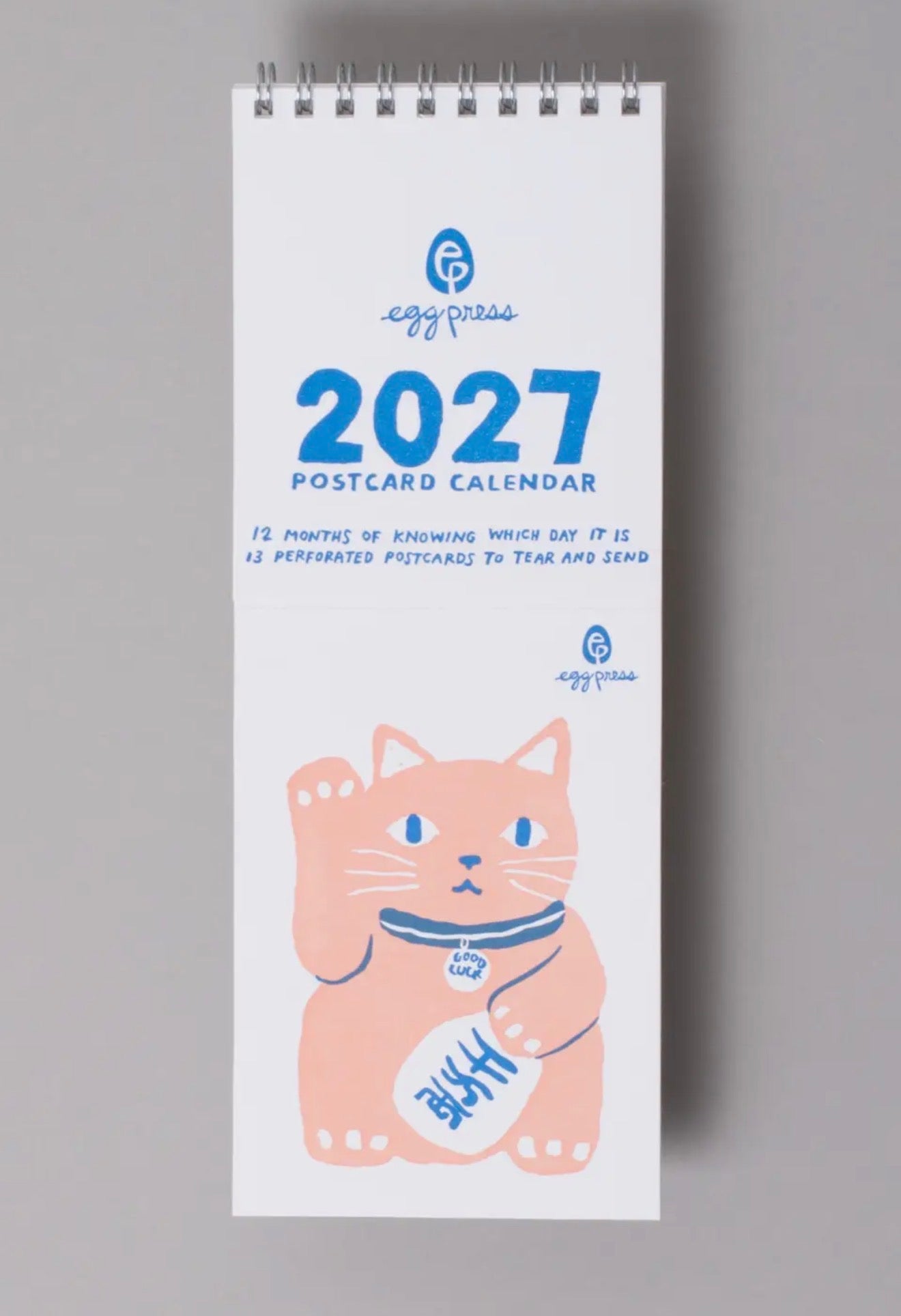 2027 Tear-Off Postcard Illustrated Calendar