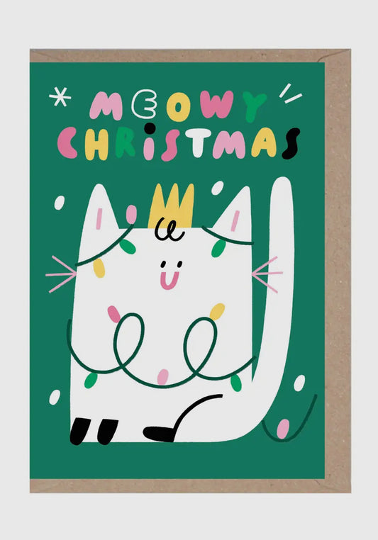 Meowy Chirstmas Card