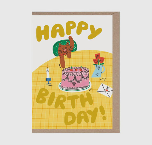 Happy Birthday Cat Lover Card