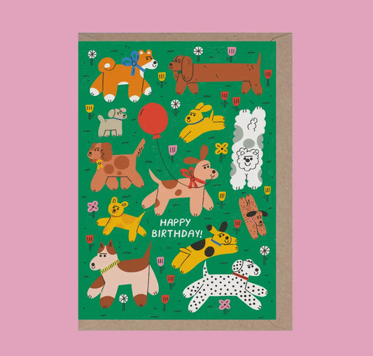 Happy Birthday Dog Lover Card
