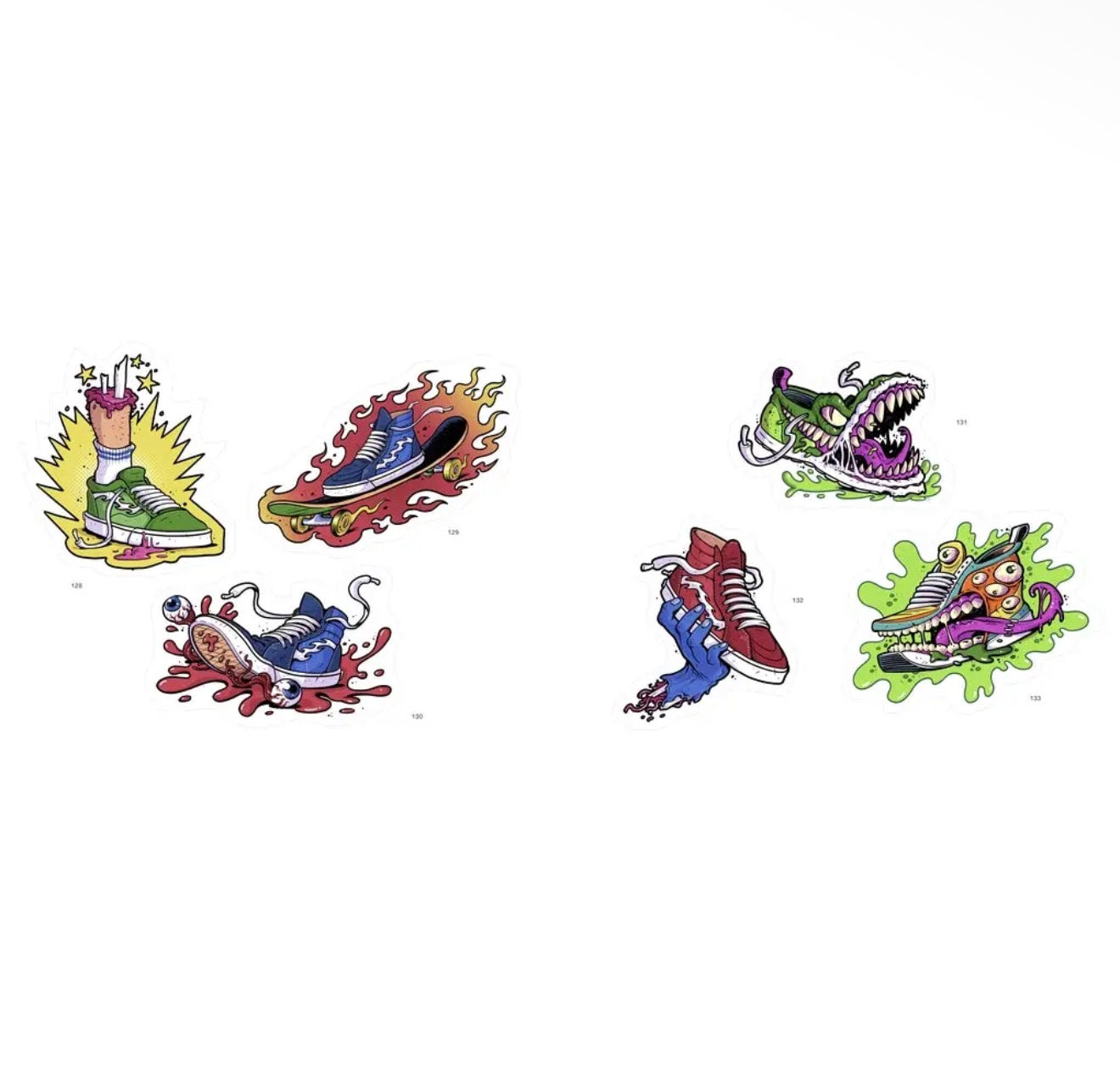 Stickerbomb Sneakers