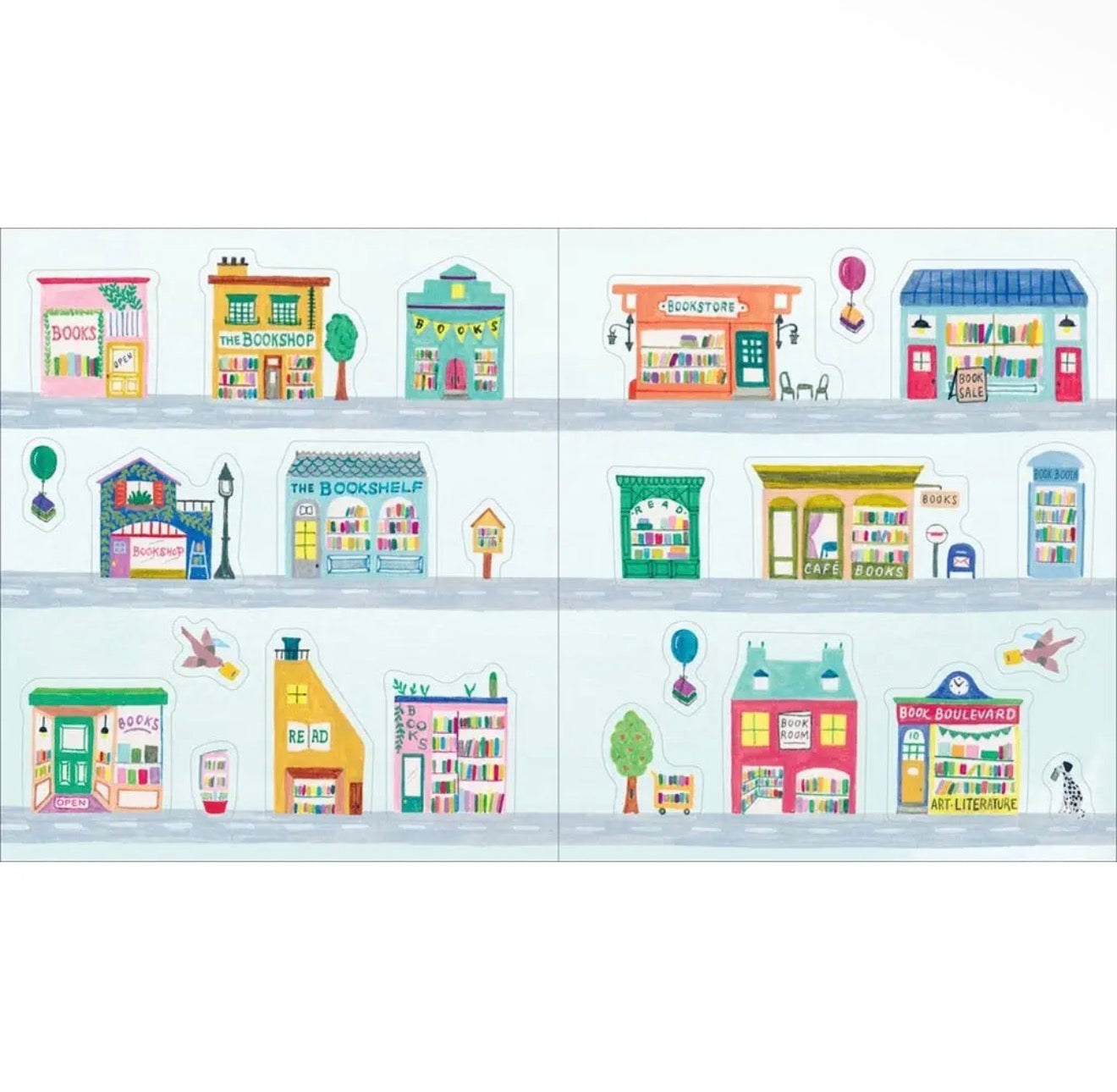 A Book Lover's Sticker Book