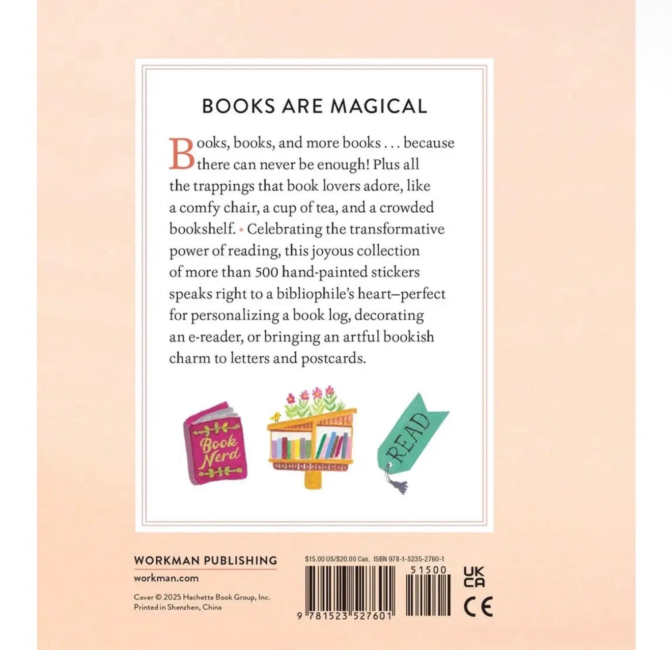 A Book Lover's Sticker Book