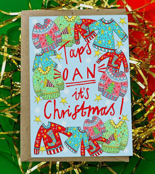 Taps Oan It's Christmas Card