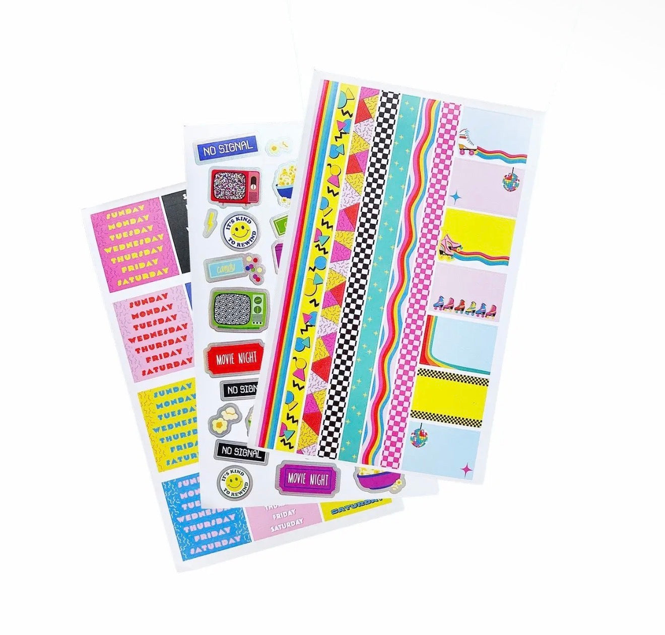 80's Planner Sticker Pad
