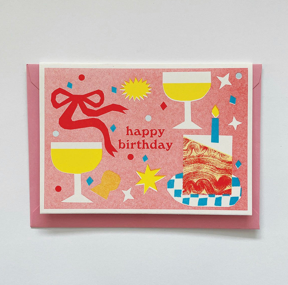Happy Birthday Cake Card
