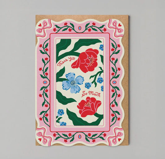 Floral Thank you Card