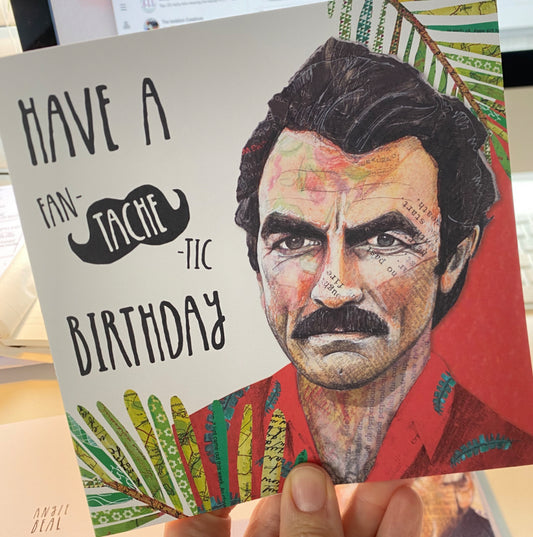 Tom Selleck Birthday Card