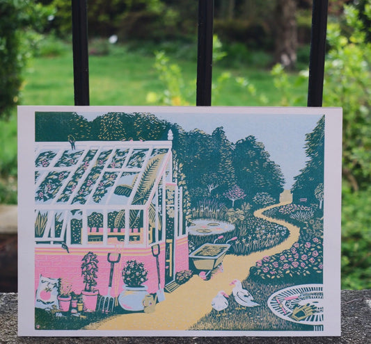 The Gardeners A3 Risograph Print