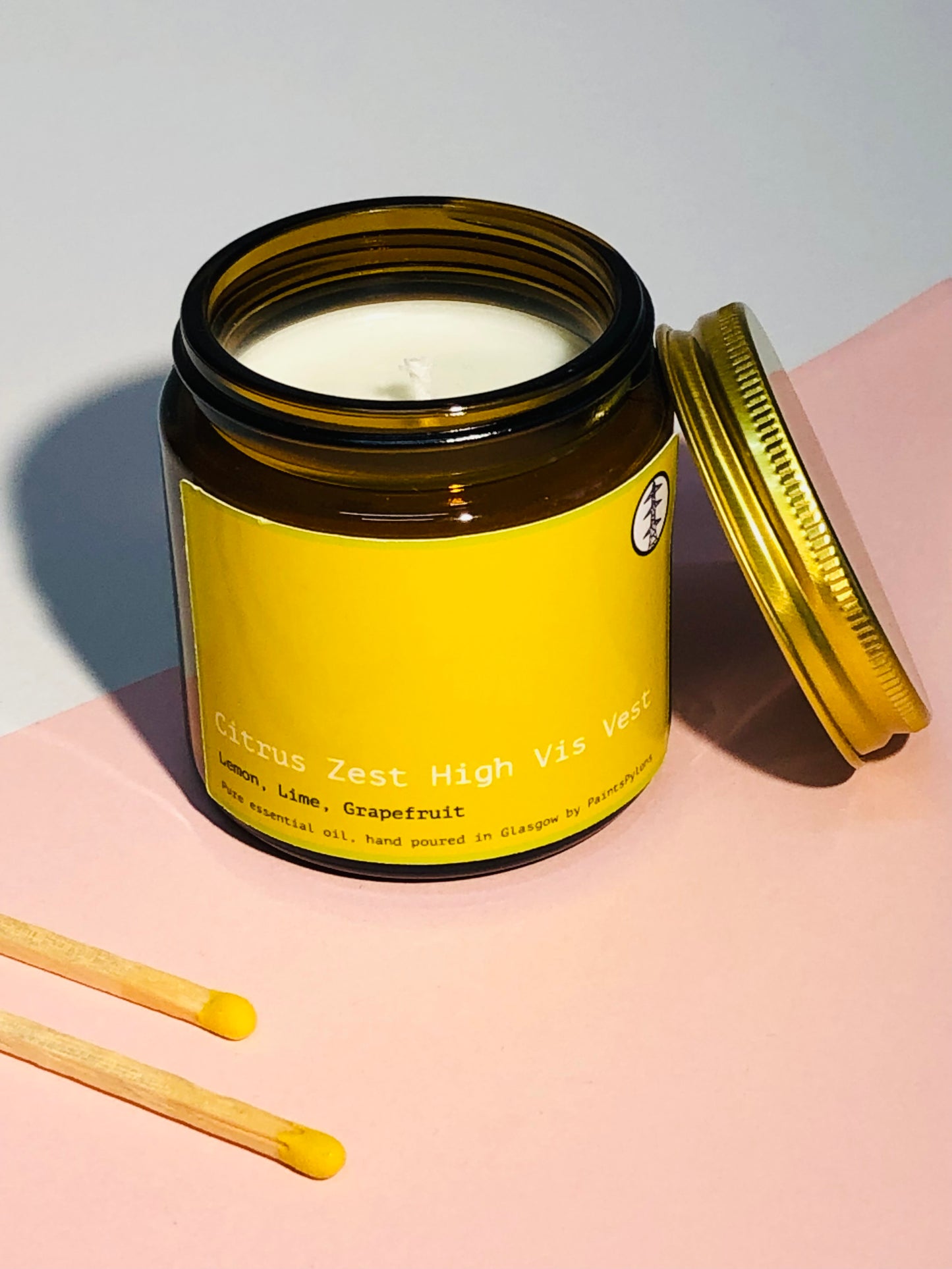 PaintsPylons Jar Candle