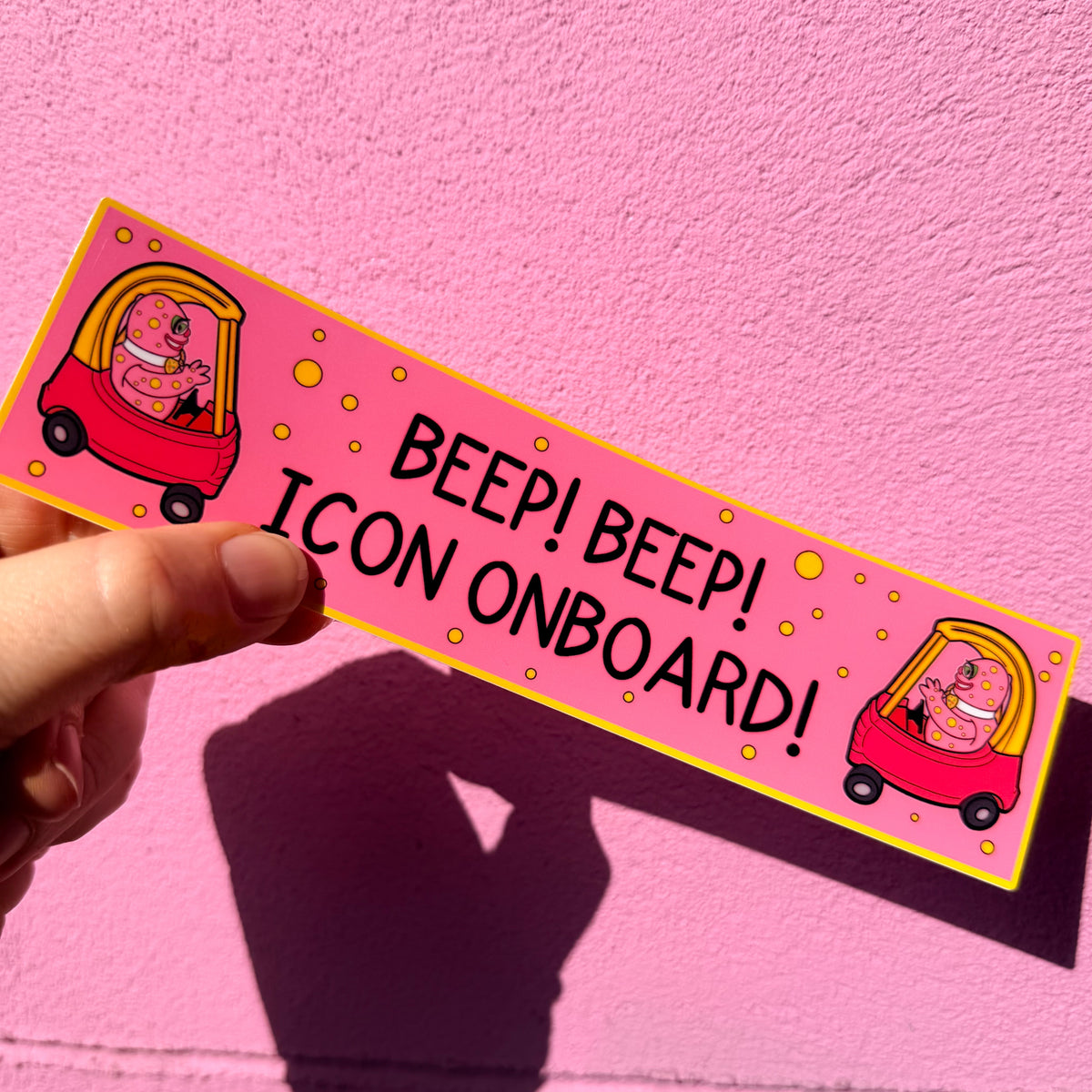Beep Beep Blobby Icon Bumper Stickers