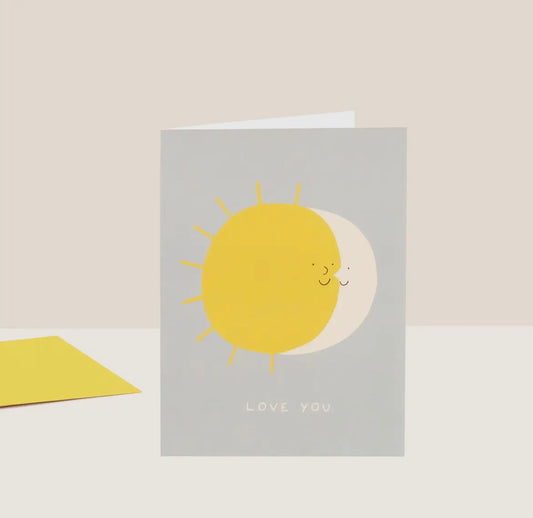 Sun and Moon Love Card