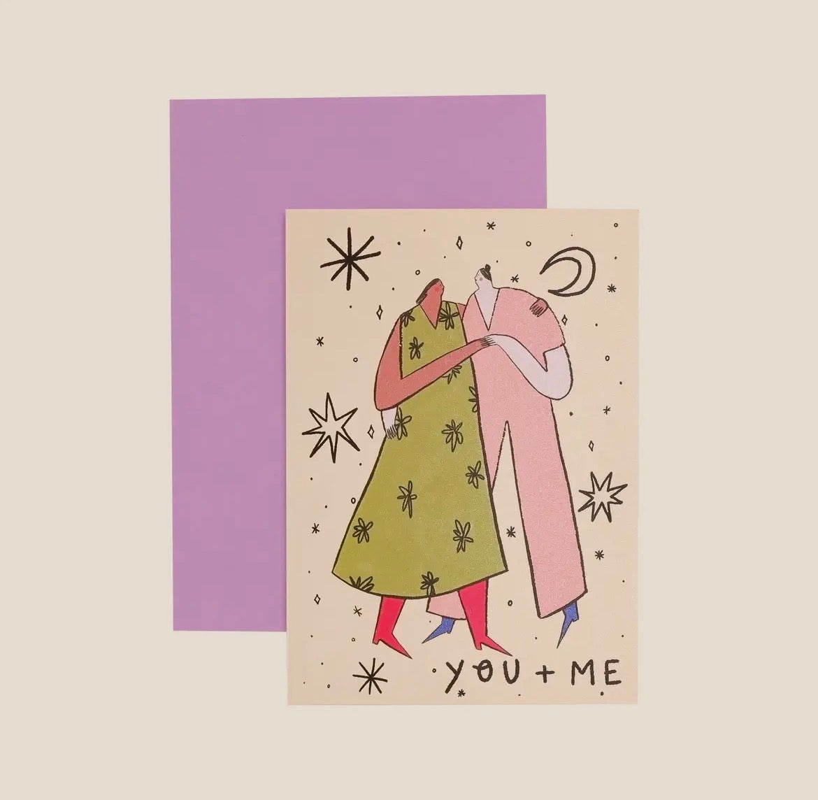 You and Me Woman + Woman Love Card