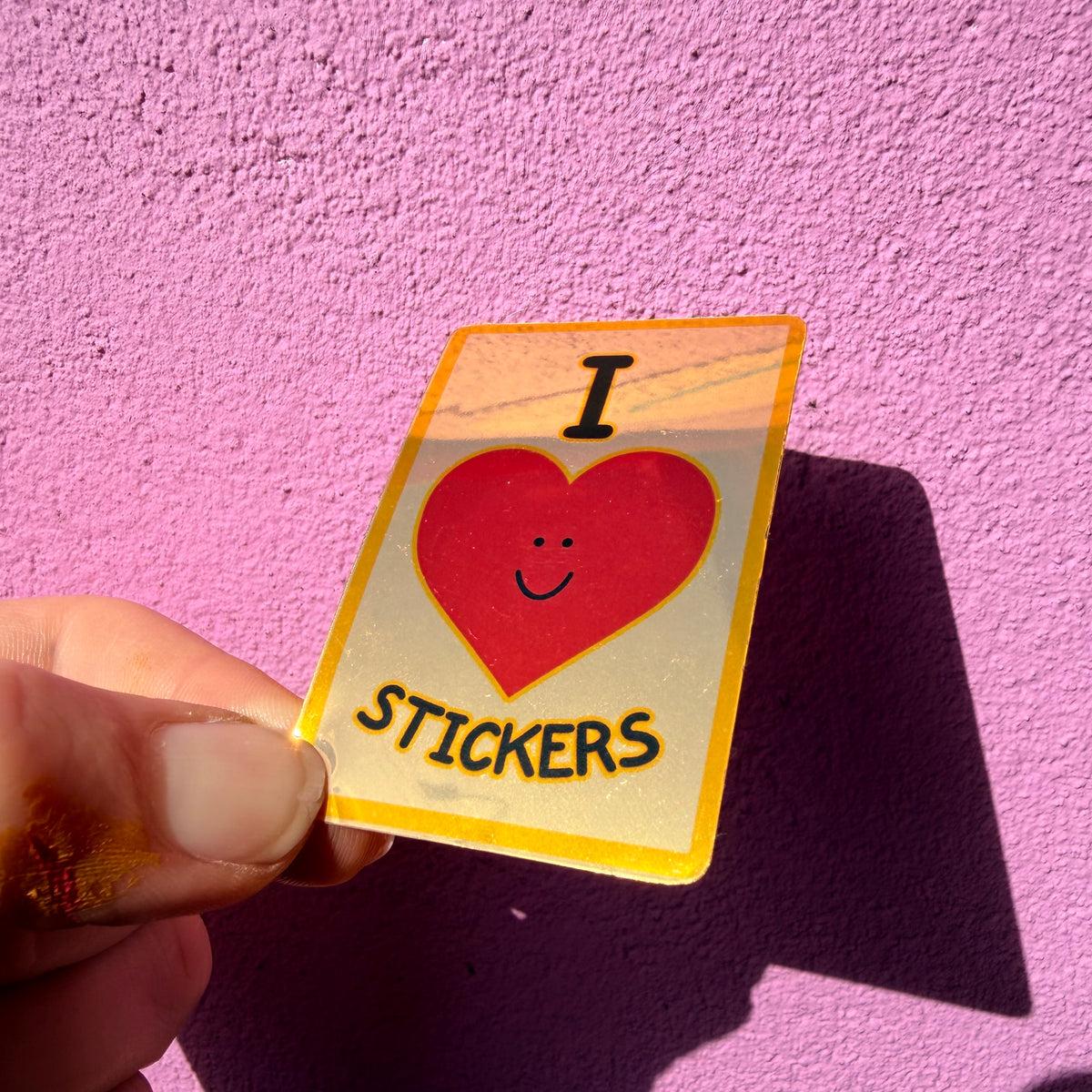 I Love Stickers Sticker