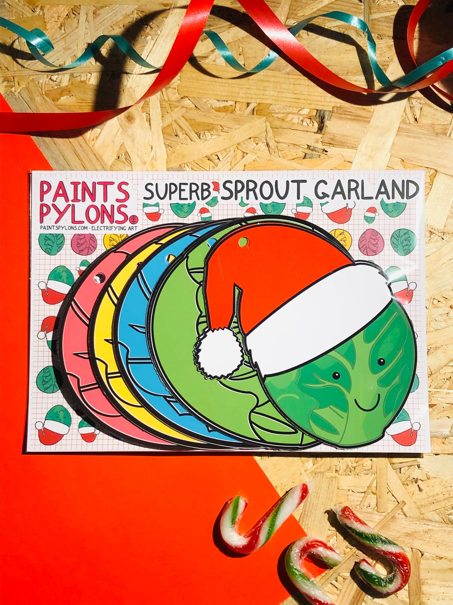Sprout Christmas Garland