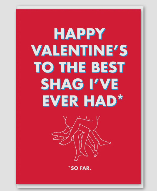 Valentine Best Shag Card