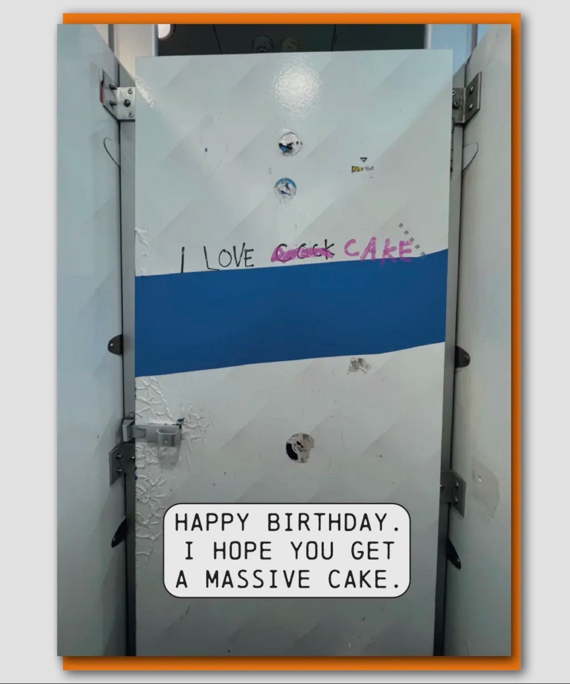I Love Cake Card