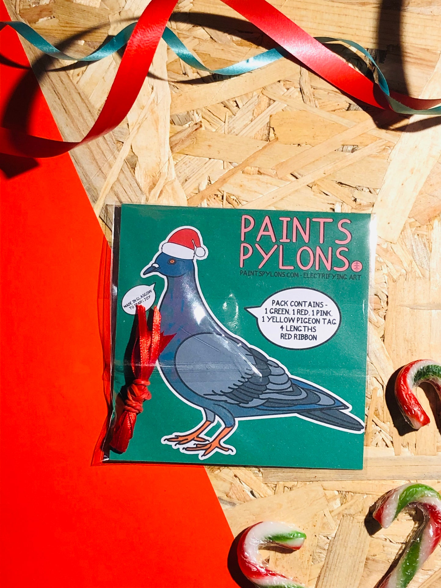Christmas Pigeon Gift Tags