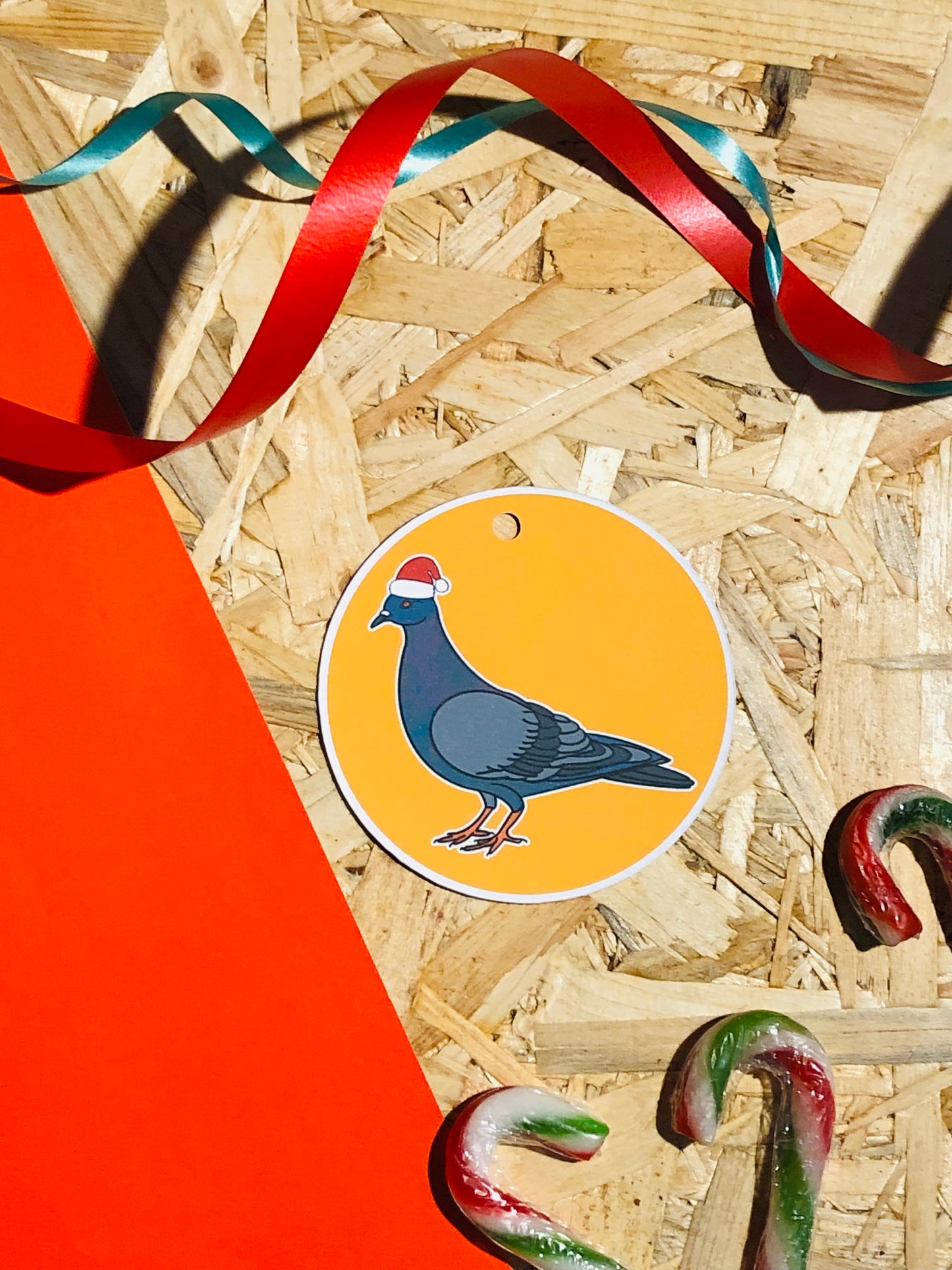 Christmas Pigeon Gift Tags