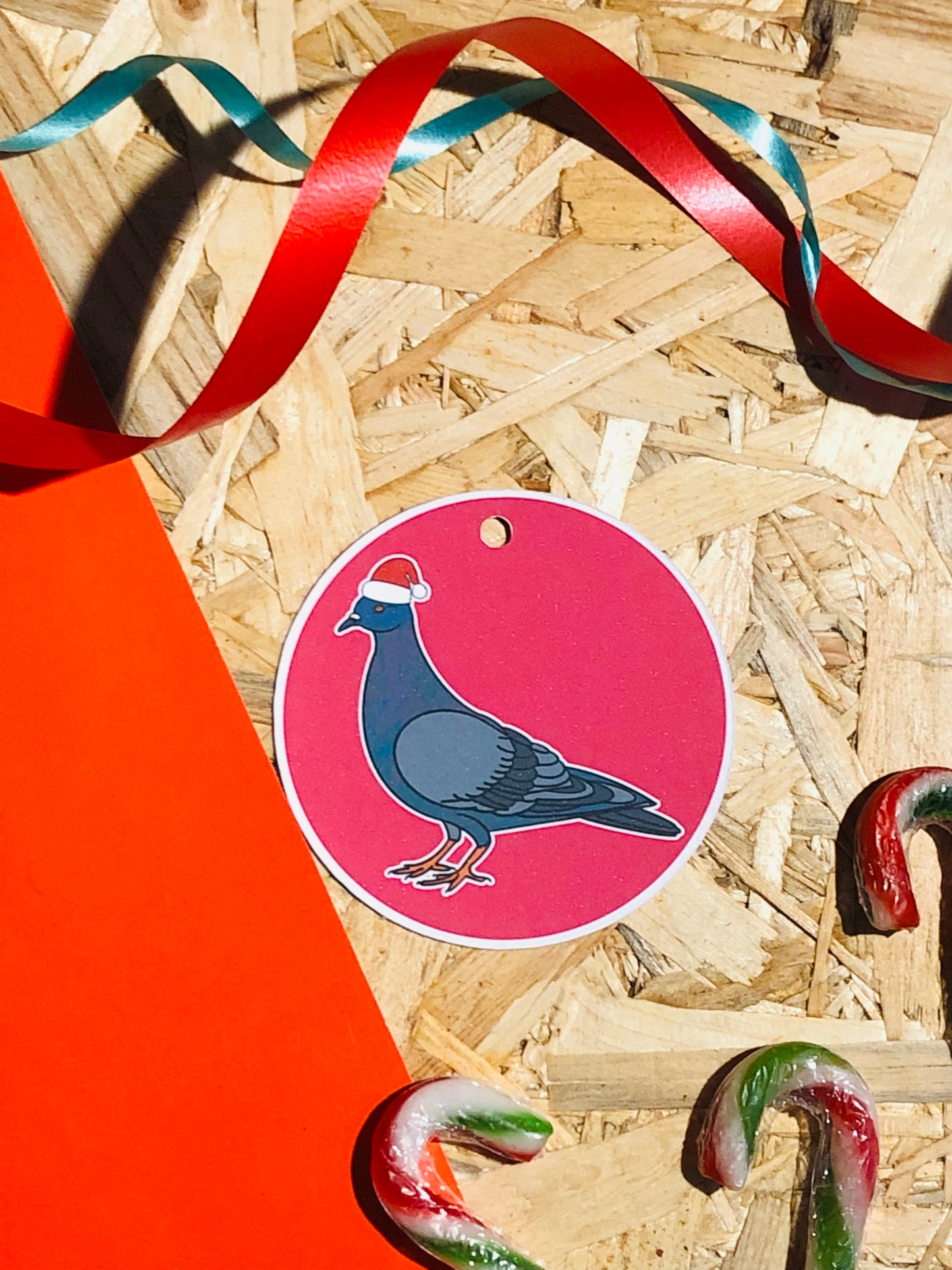 Christmas Pigeon Gift Tags