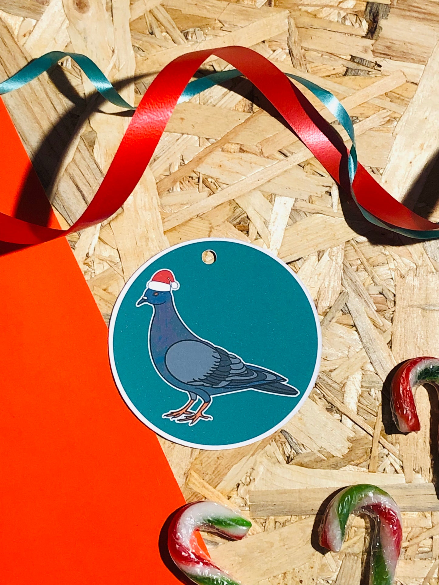 Christmas Pigeon Gift Tags