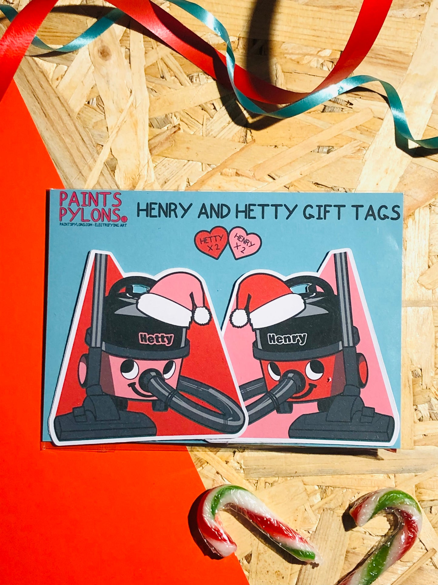Christmas Henry & Hetty Hoover Gift Tags