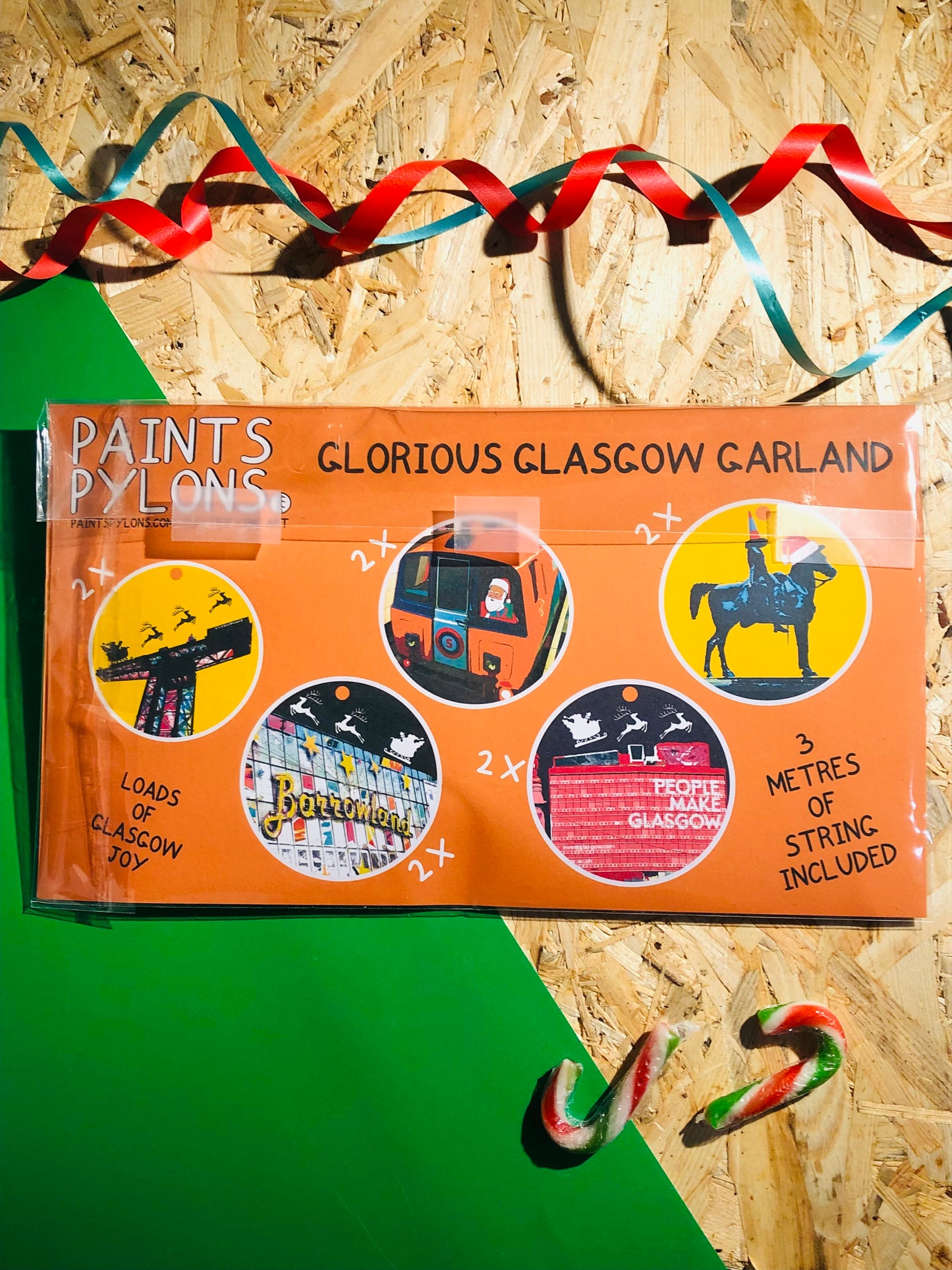 Glasgow Christmas Garland