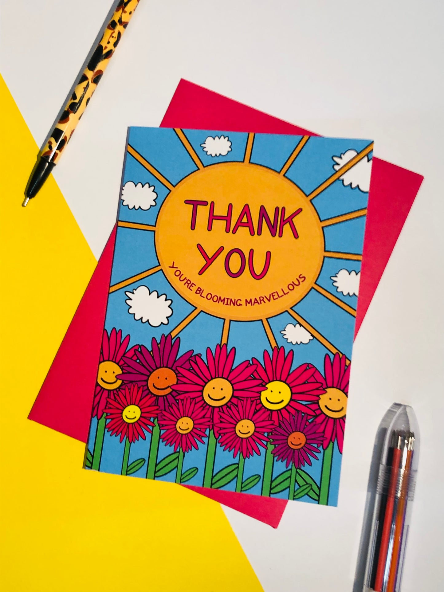 Blooming Marvellous Thank You Card