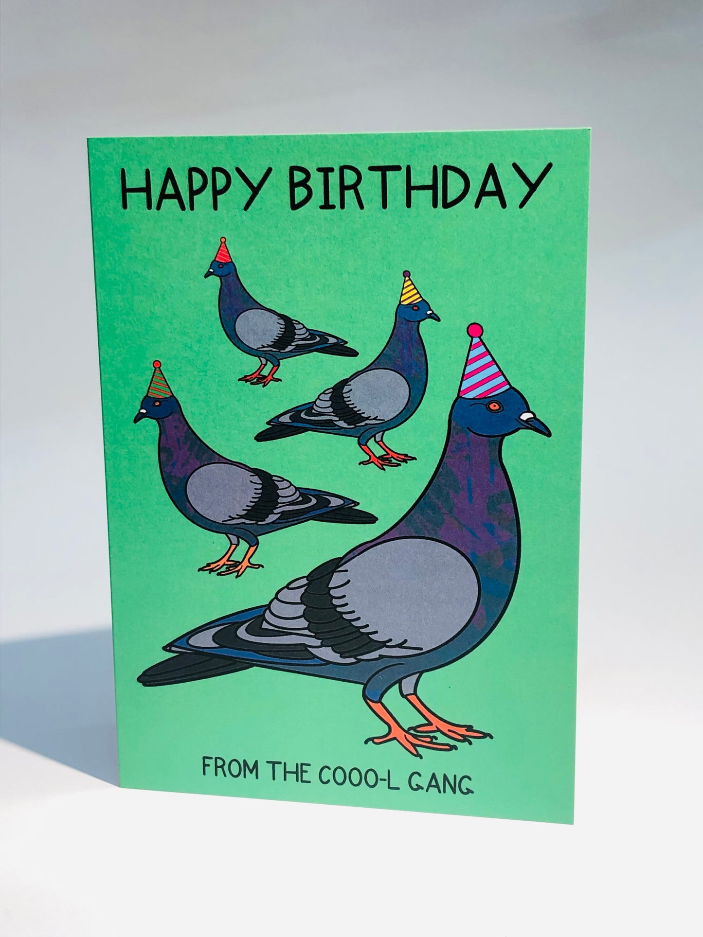Coool Birthday Pigeon Card