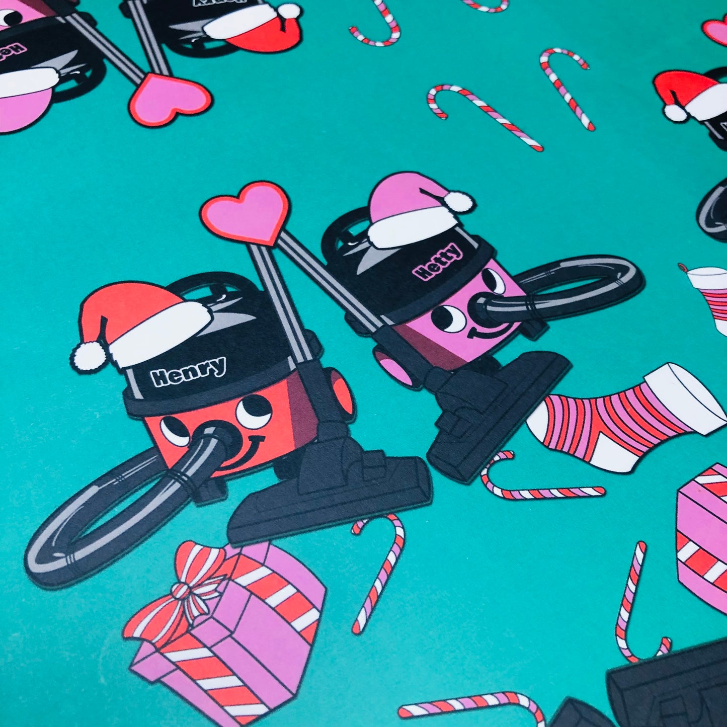 Christmas Henry & Hetty Hoover Wrapping Paper