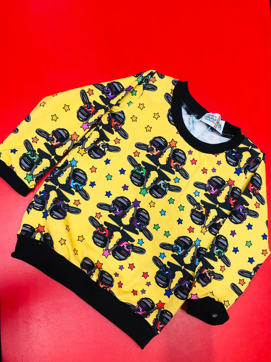 Henry & Hetty Hoover Rainbow Kids Top