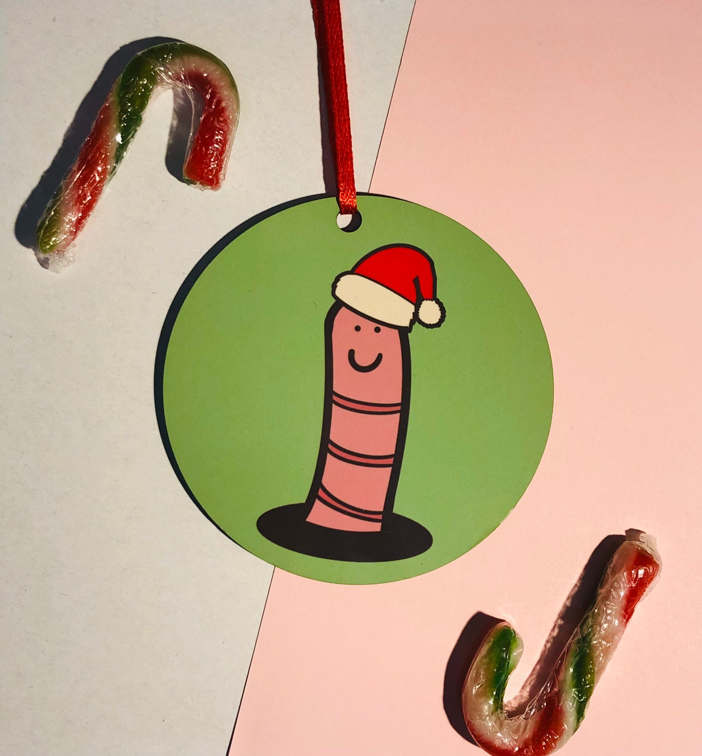 Worm Christmas Decoration