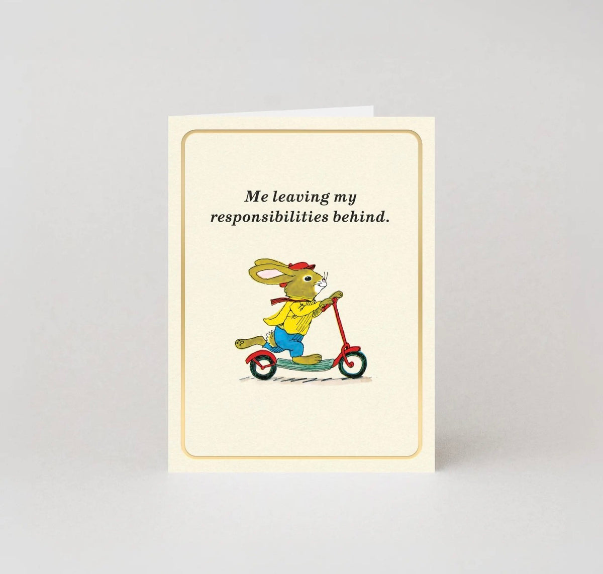 Responsibilities Gold Foil Mini Card