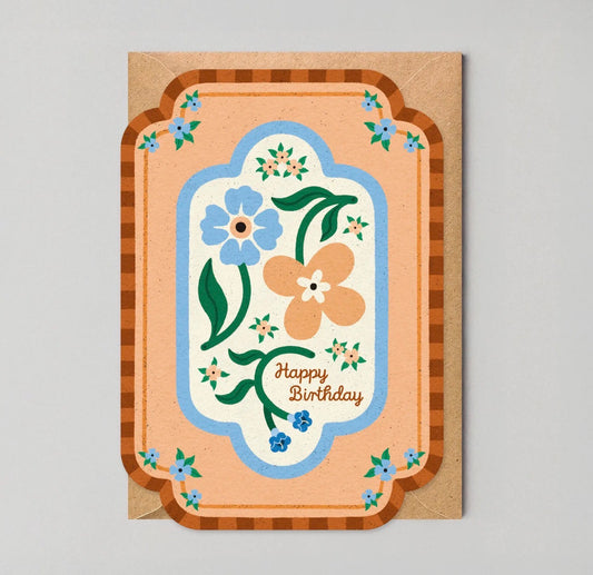Meadow Tile Birthday Card