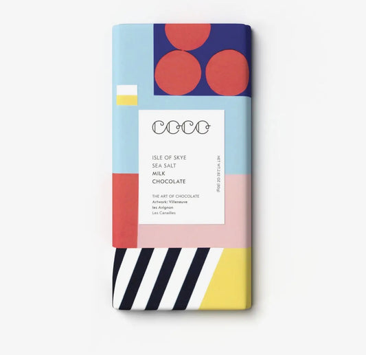 Isle of Skye Sea Salt Milk Chocolate Bar