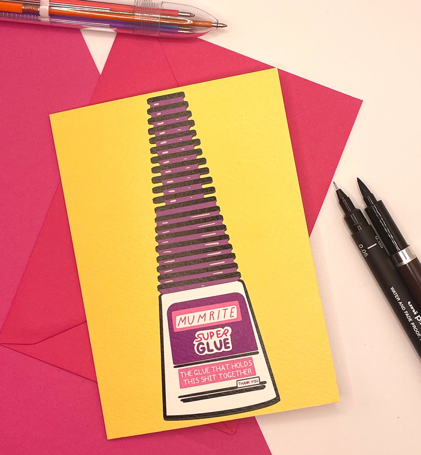 Mum Glue Card