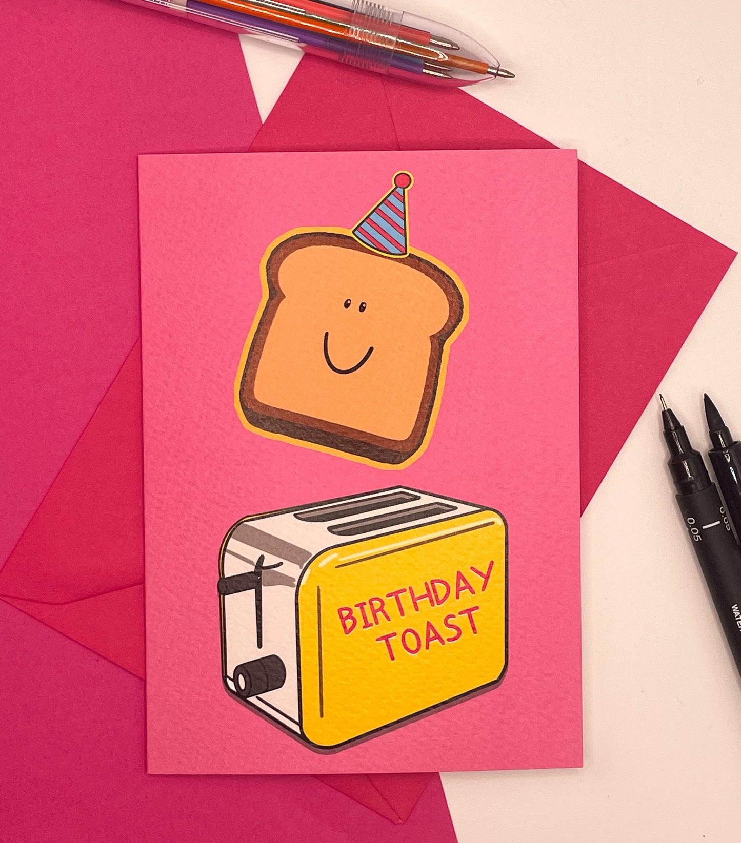 Birthday Toast Greetings Card