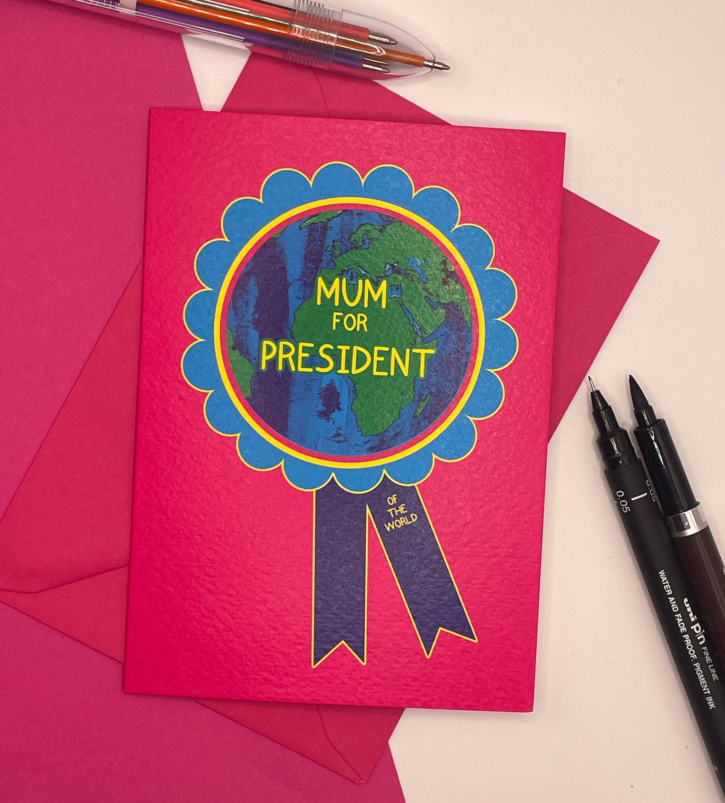 Mum for President Greetings Card