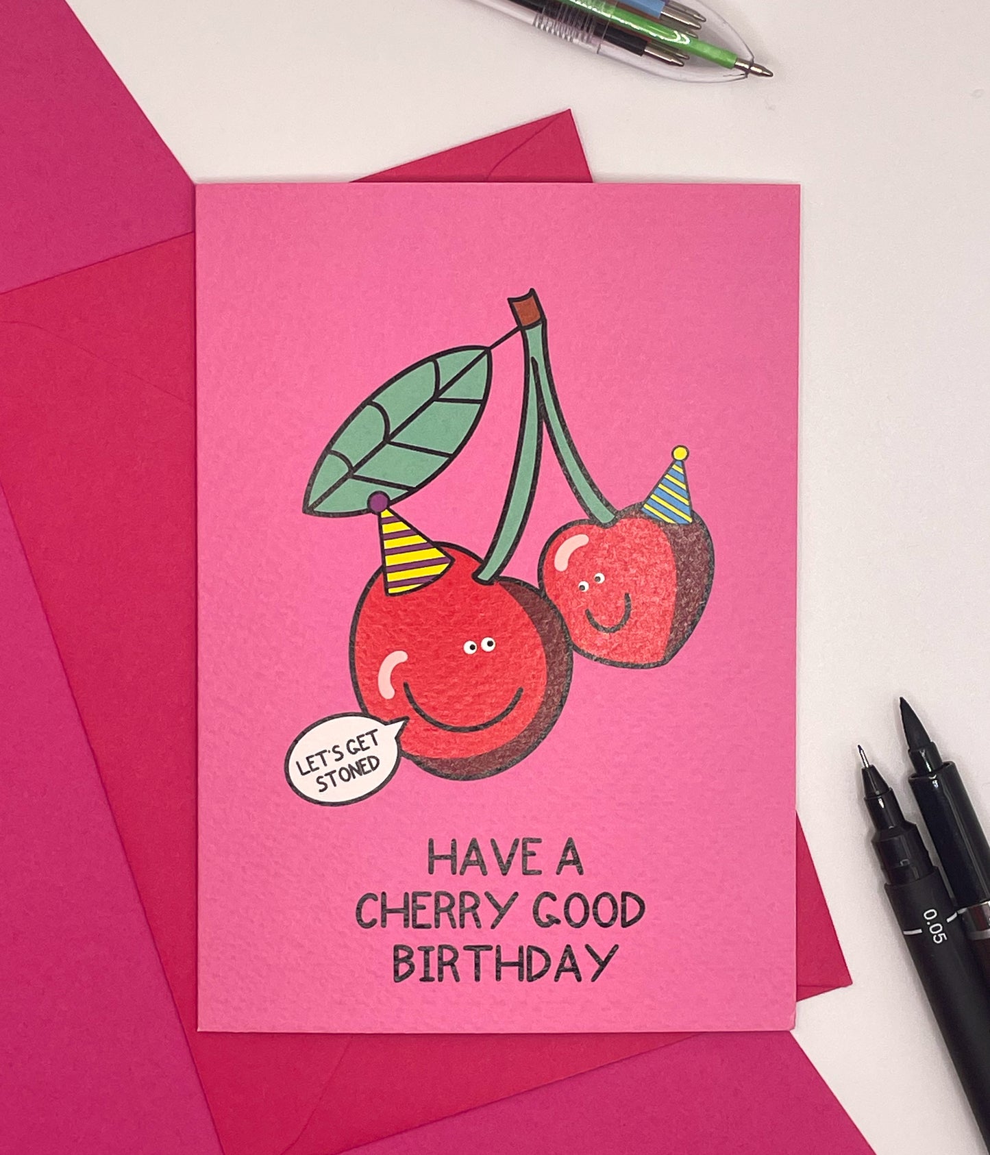 Cherry Good Birthday Card