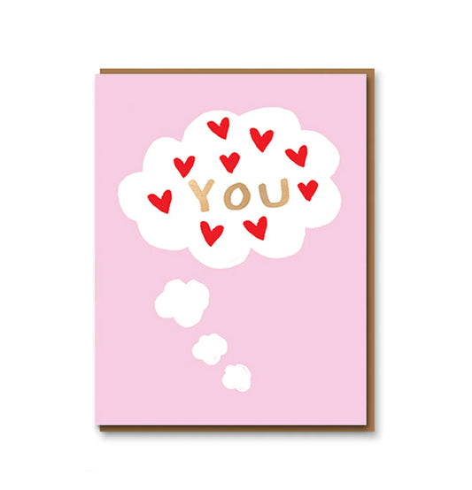 Love You Thought Bubble Card