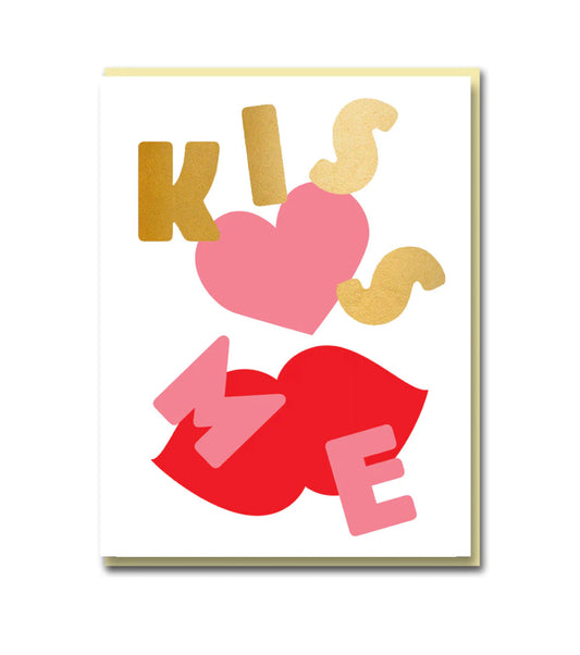 Kiss Me Card
